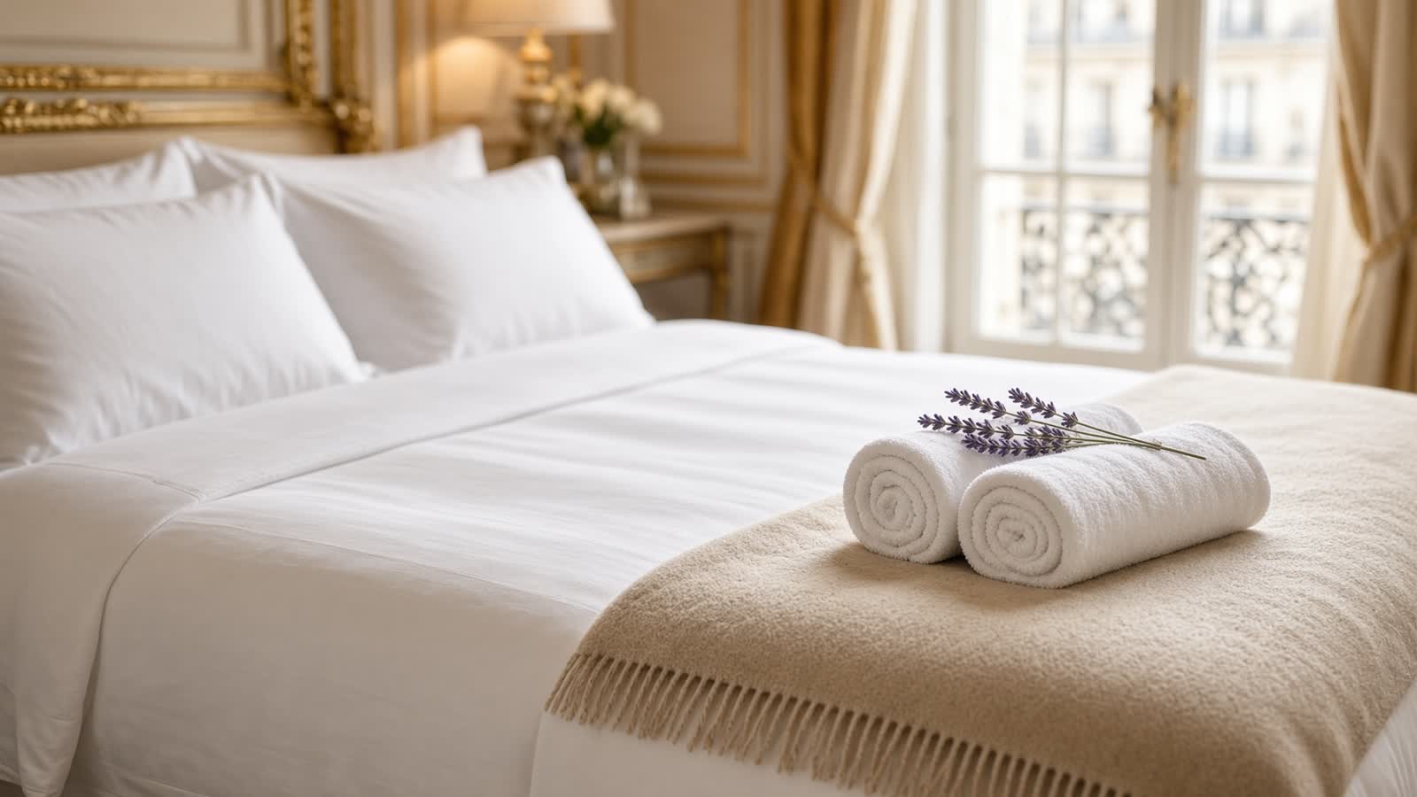 Illustration d’ambiance, linge de lit